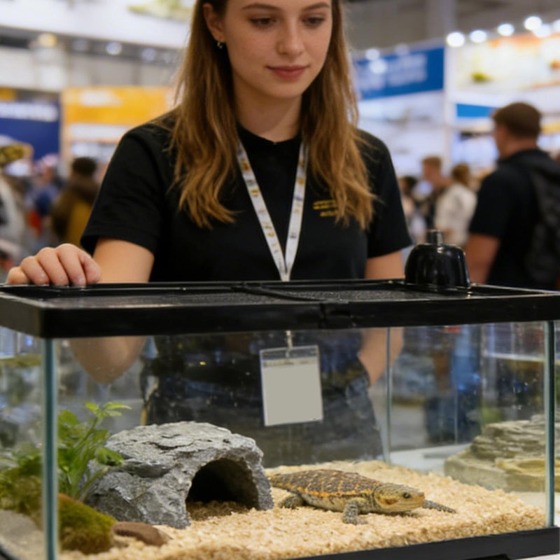 Leopard Gecko Cave Reptile Shelter with Basking Spot 11x12 5x6cm - Image 4