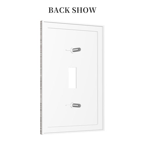 Yamxbfa Vintage Bohemian Single Toggle Light Switch Covers Decorative 1 Gang Wall Plate Abstract Boho Tribal Electrical Device Switchplate Faceplate for Farmhouse Bathroom Kitchen Decor - Image 4