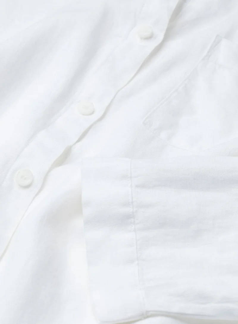 H&M Washed Linen Nightshirt