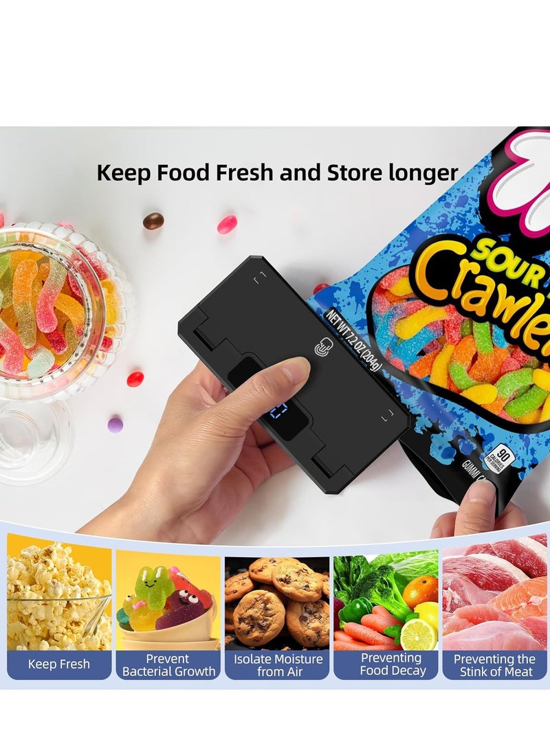 General Mini Bag Sealer and Cutter, Handheld Bag Sealer Heat Seal with 5 Seal Time Modes and 3.8" Heating Strip,Rechargeable Chip Bag Sealer Bag Resealer for Chip Bags, Snack Bags, Plastic Bags  - Image 5
