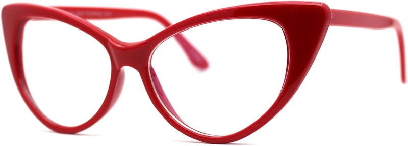 SA106 Classic Gothic True Cat Eye Frame Blue Light Filtering Computer Glasses - Image 2
