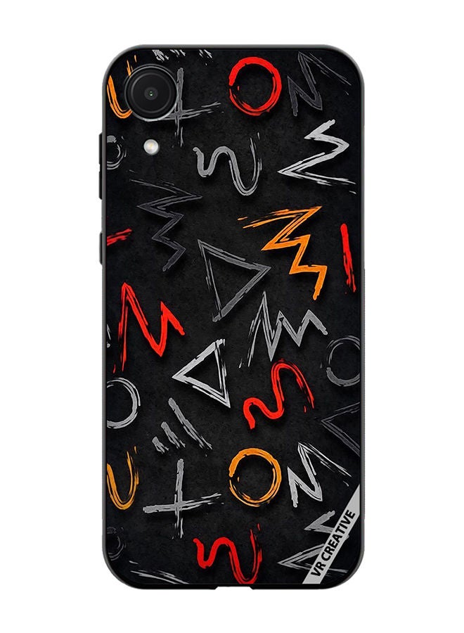 VR CREATIVE Protective Case Cover For Samsung Galaxy A03 Core Abstract Design Multicolour - Image 1