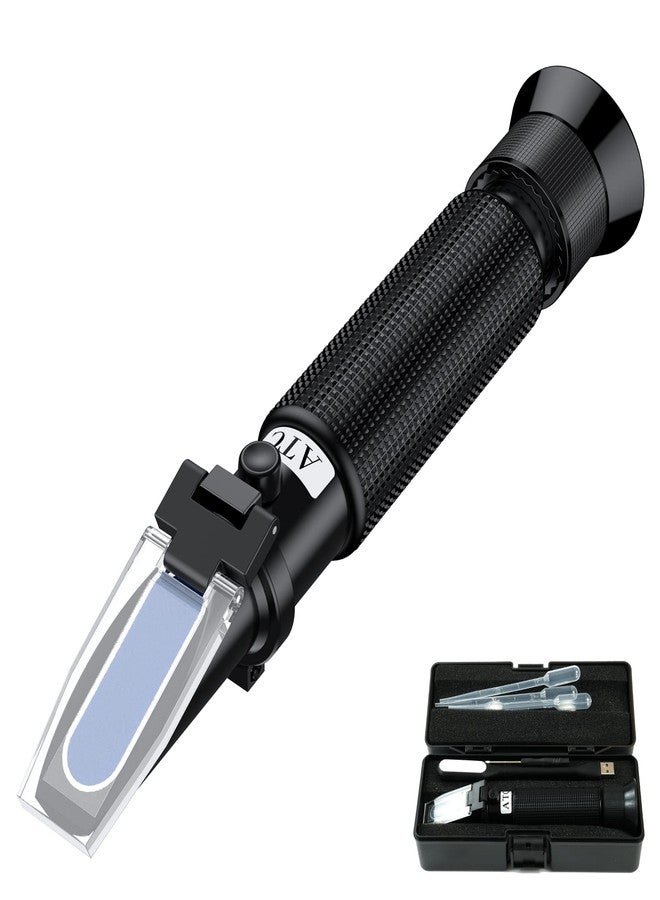 TOOGOND Professional Salinity Refractometer,Salinity Tester, Salt Tester for Saltwater Pool, for Saltwater Aquarium, Pools, and Tanks,Dual Scale 0-100 PPT & Specific Gravity 1.000-1.070 with ATC Function - Image 1