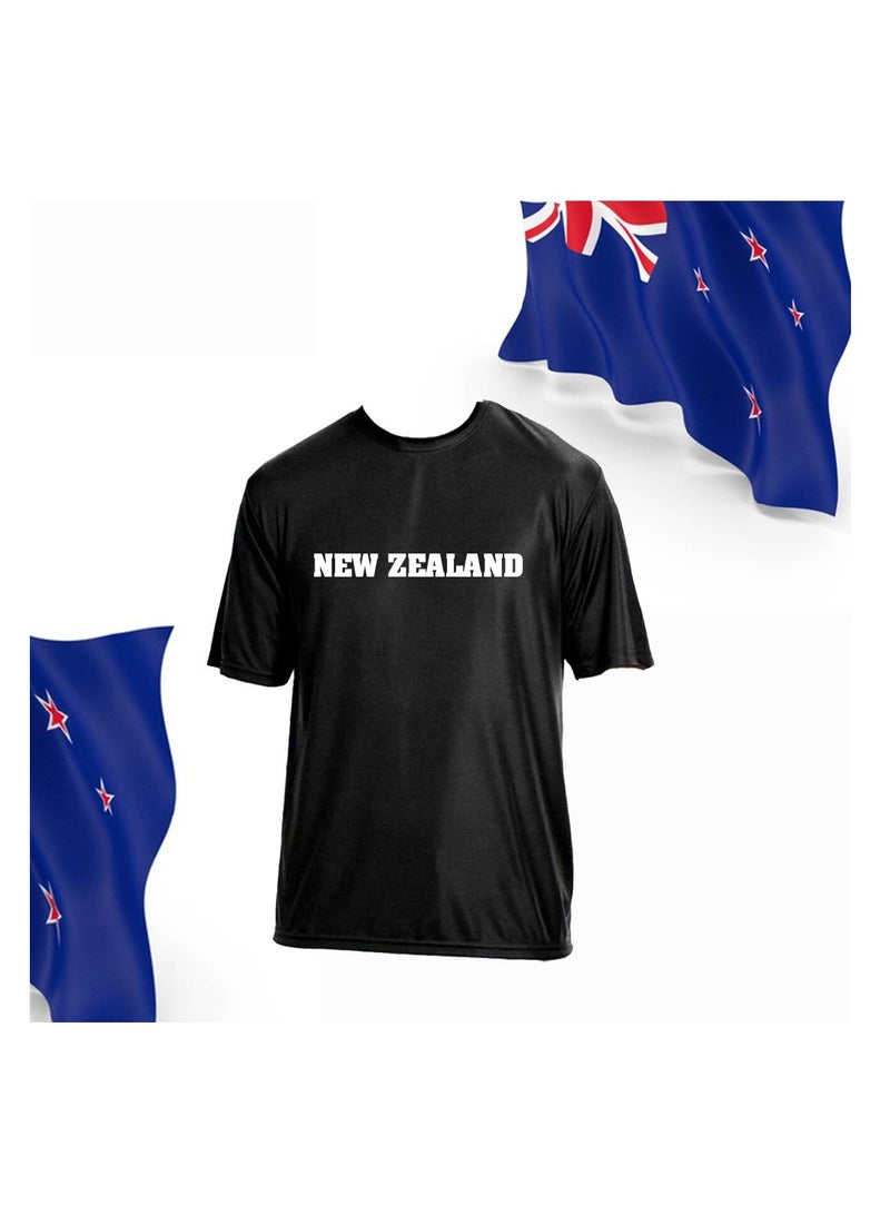 New Zealand Unisex Sports Dry-Fit Jersey - Perfect for New Zealand Sports Fans - Comfortable and Stylish New Zealand Jersey for Adults  - Image 2