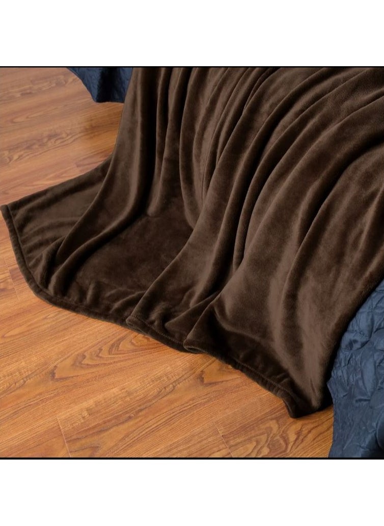 T G H Flannel Fleece Single Size 160x220cm for All Season Fluffy Blanket Warm Bed Blanket Throw for Sofa & Bed Comfortable and Soft Blanket  - Image 5
