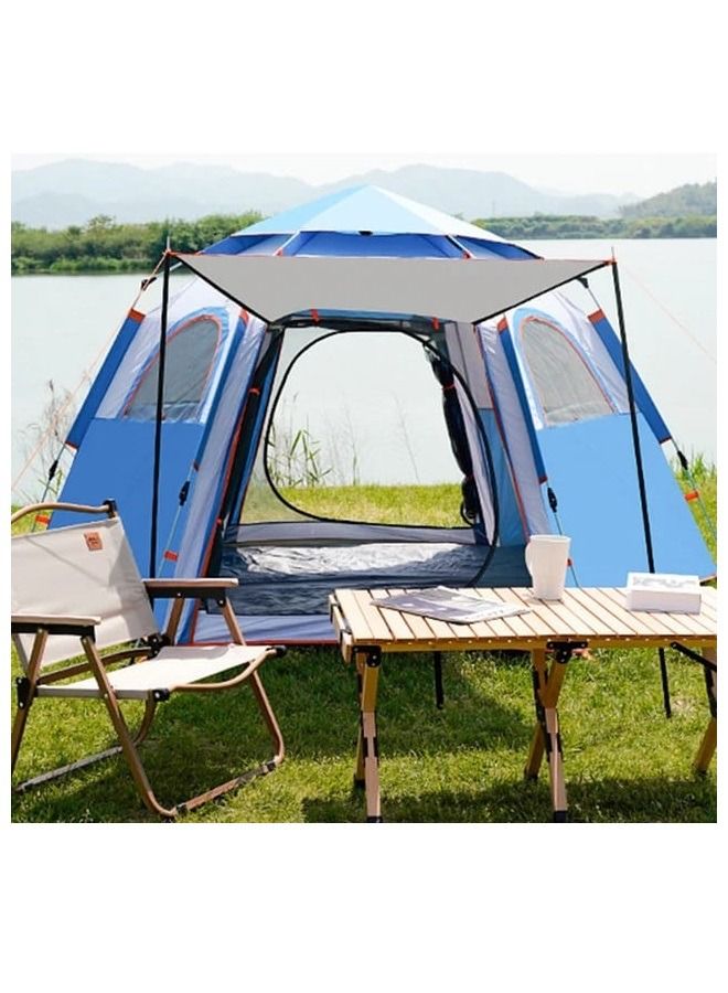 أتش أف خيمة عالية الجودة من أتش أف مضاعفة الطبقات من قماش أكسفورد أوتوماتيكية الإنبثاق للتخييم والمشي لمسافات طويلة في الهواء الطلق - Image 5