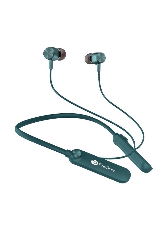 ProOne PHB3385 Wireless ENC Neckband Handsfree – 100 Hours Playtime, Vibration Alerts, 5 Voice Effects, Magnetic Design - Image 1