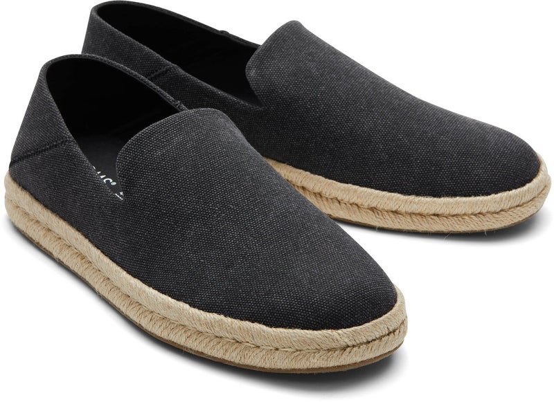 TOMS تومز - أحذية تومز للرجال باللون الأسود 45 - Image 2