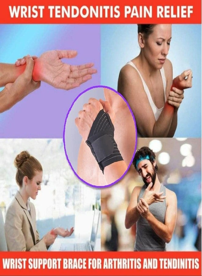 WROXTY Wrist Brace with Thumb, Wrist and Thumb Support for Hands Wrist Hand Brace for Men & Women (Universal) - Image 2