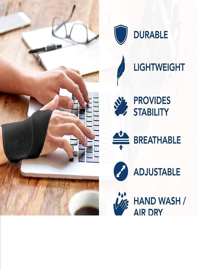 WROXTY Wrist Brace with Thumb, Wrist and Thumb Support for Hands Wrist Hand Brace for Men & Women (Universal) - Image 4