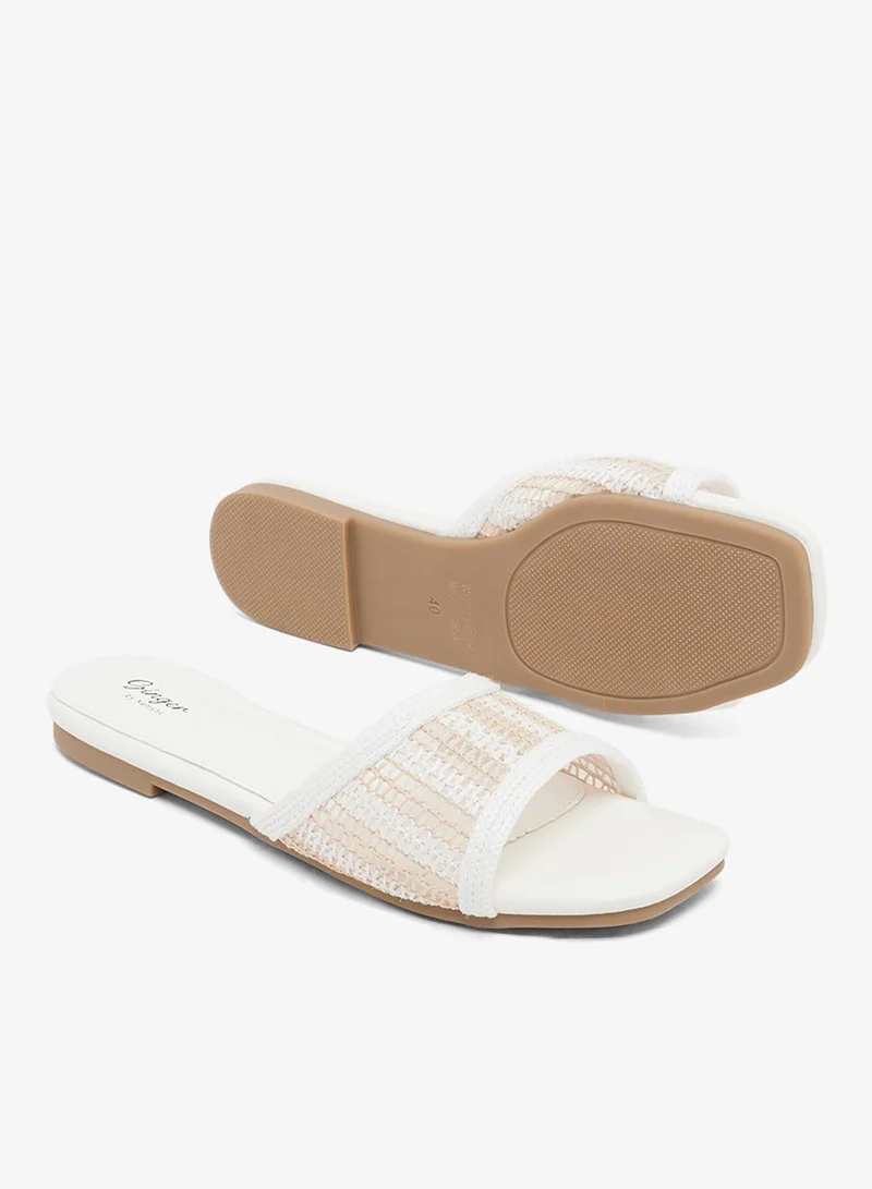 Ginger  Mesh Flat Sandals for Women | Best Price UAE