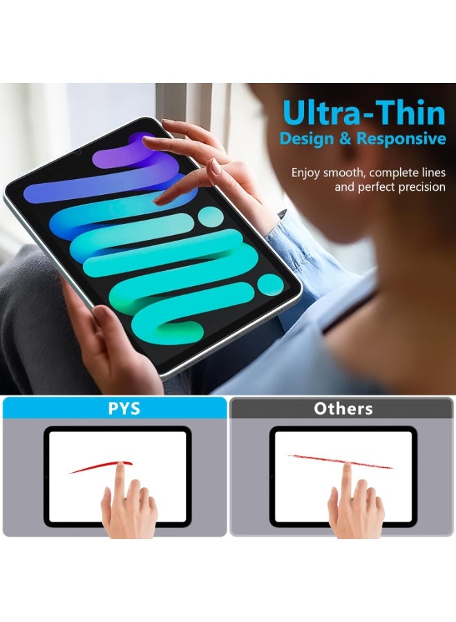 MUNTAQI Matte Ceramic Screen Protector for iPad Mini 6 (2021) / iPad Mini 7 (2024) – Anti-Glare, Anti-Fingerprint, 9H Hardness, Scratch Resistant, Paperlike Feel for Drawing & Writing - Image 4
