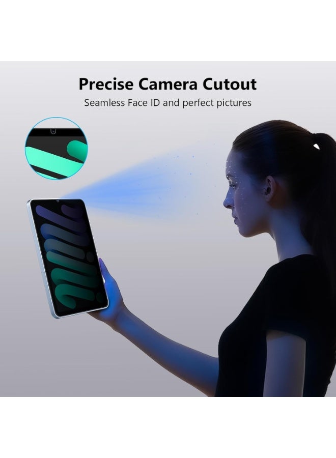 MUNTAQI Matte Ceramic Screen Protector for iPad Mini 6 (2021) / iPad Mini 7 (2024) – Anti-Glare, Anti-Fingerprint, 9H Hardness, Scratch Resistant, Paperlike Feel for Drawing & Writing - Image 2