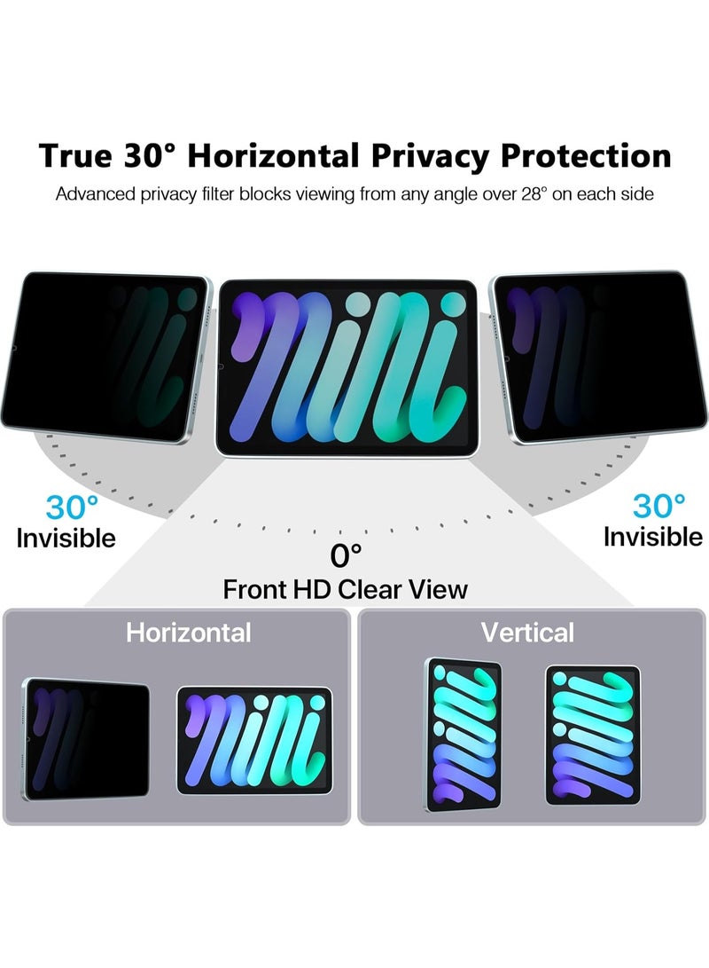 MUNTAQI Matte Ceramic Screen Protector for iPad Mini 6 (2021) / iPad Mini 7 (2024) – Anti-Glare, Anti-Fingerprint, 9H Hardness, Scratch Resistant, Paperlike Feel for Drawing & Writing - Image 5