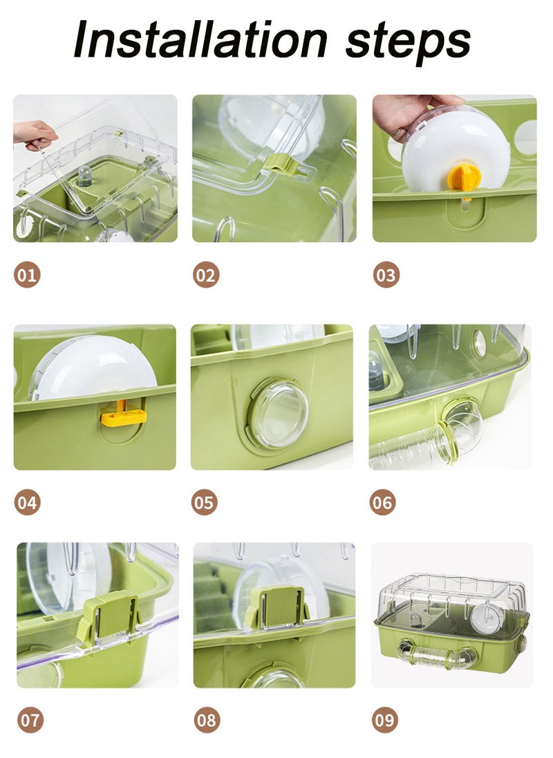 Kidle Hamster Cage Small Animal Cage Small Animal Cage with Portable Carry  - Image 4
