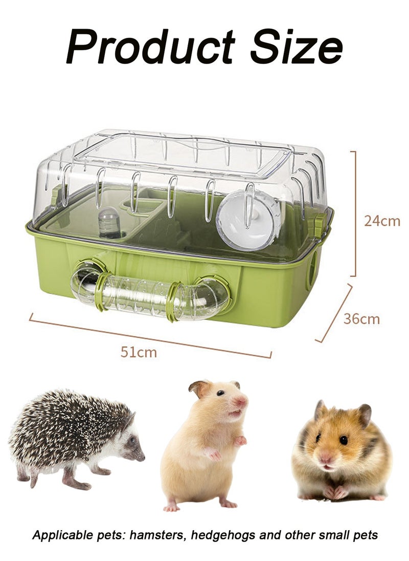 Kidle Hamster Cage Small Animal Cage Small Animal Cage with Portable Carry  - Image 2