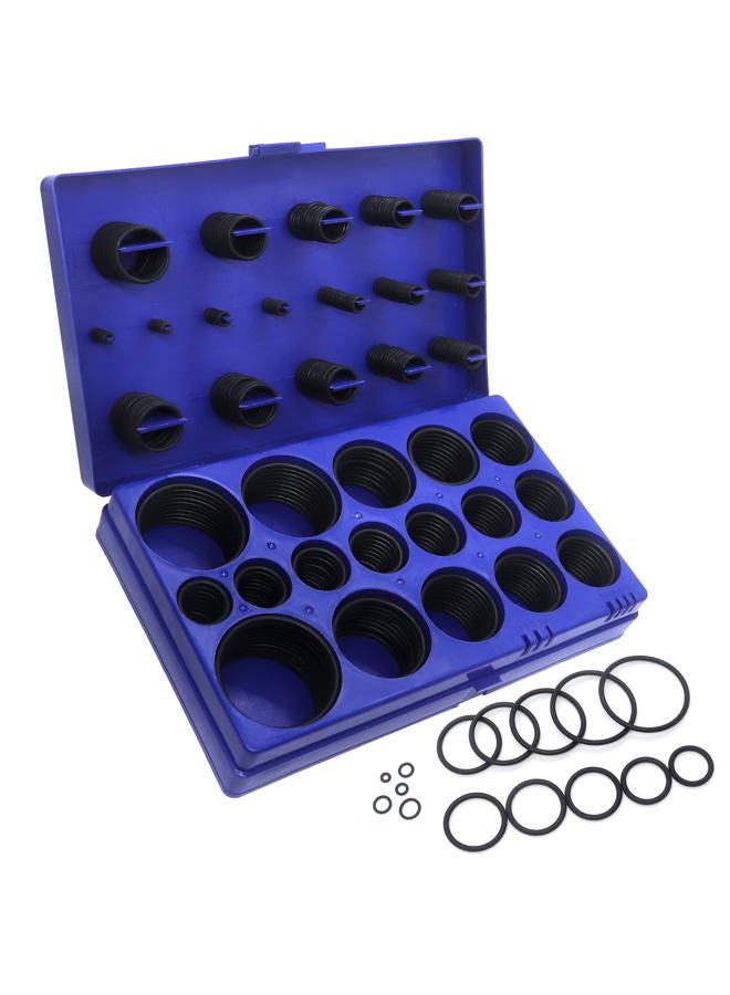 BUSY-CORNER SAE O Ring Kit Inch Orings Assortment Kit, 407-Piece, Buna-N 70A for Plumbing, Automotive and Faucet Repair (407pcs) - Image 1