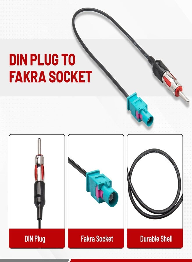 RED WOLF Aftermarket Radio Stereo Install Antenna Adapter Plug Replacement for Jeep Wrangler 2007-2013 JK JKU, Dodge Chrysler - Image 4