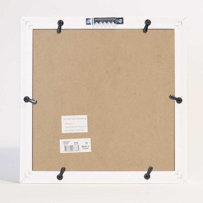 Lawrence Frames 8x8 Adventure Fund White Shadow Box Frame - Image 4