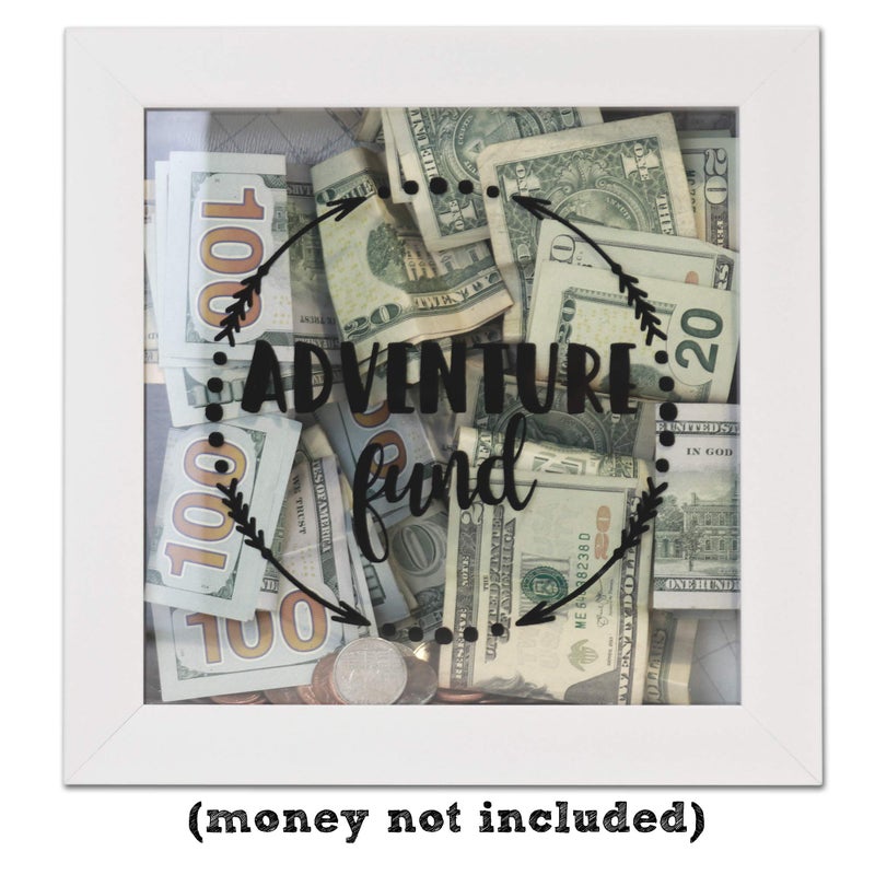 Lawrence Frames 8x8 Adventure Fund White Shadow Box Frame - Image 3