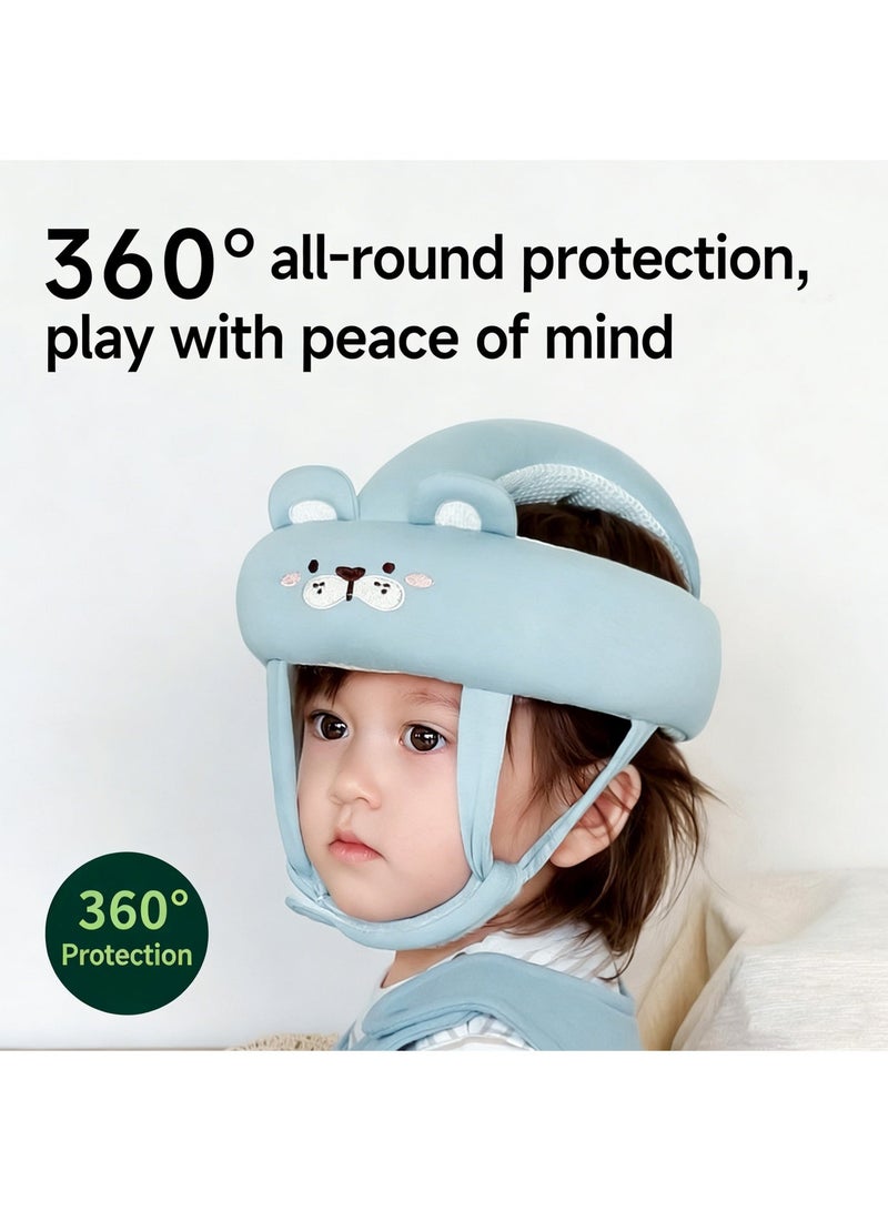 Baby Head Protector Helmet – Soft and Lightweight Baby Head Protector with Adjustable Straps, 360° Protection for Toddlers, Cute Design, Perfect Baby Fall Back Head Protector - Image 5