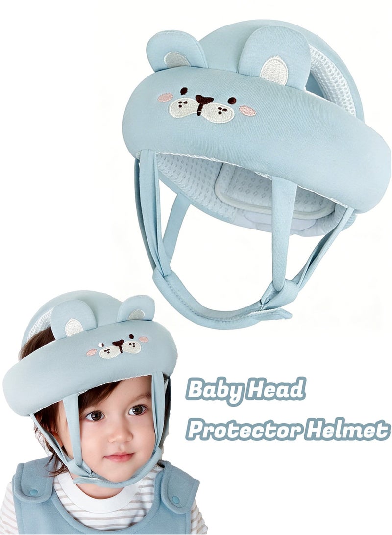 Baby Head Protector Helmet – Soft and Lightweight Baby Head Protector with Adjustable Straps, 360° Protection for Toddlers, Cute Design, Perfect Baby Fall Back Head Protector - Image 1
