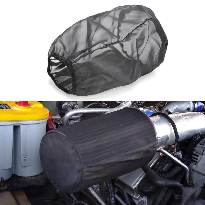 غطاء فلتر الهواء TOMALL لفلتر سحب الهواء في السيارة - غطاء واقي مضاد للغبار ومقاوم للماء - ملحقات عالمية كبيرة