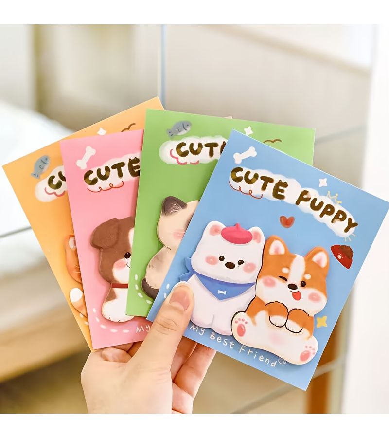 Green 50 Cute Animal Sticky Notes For Students Perfect For Back To School Featuring Creative Designs High Quality Reusable Cartoon Characters - Image 1