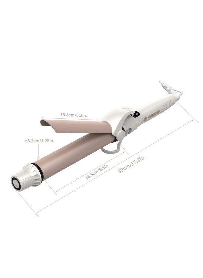 MIRACOMB - Hair Curler Ceramic Tourmaline Curling Iron Professional 1.25 Inch Curling Wand With Rotating Tip Smart Timer Extra Long Barrel 9 Heat Settings Dual Voltage (Package May Vary) - Image 1