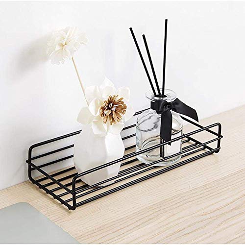 Luximal Multipurpose Plain Metal Kitchen Rack Bathroom Storage Shelf Wall Holder Rack Organizer Box with Strong Magic Sticker Shower Caddy Hanging Self Shampoo Holder, Soap Holder - Image 2