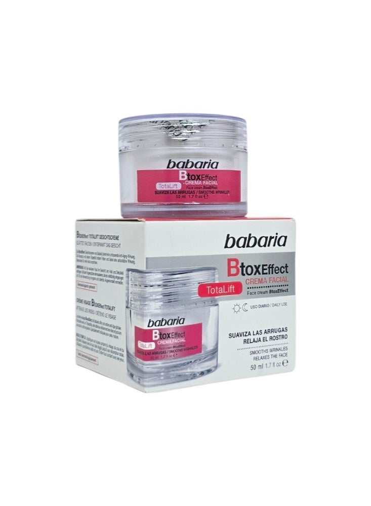 Babaria 2-Pices Set Btox Effect (Cream Facial 50ml & Serum 30ml) - Image 2
