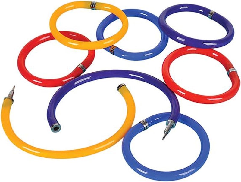 Rhode Island Novelty Assorted Color Bendable Pen Bracelets - Set of 12 - Image 1