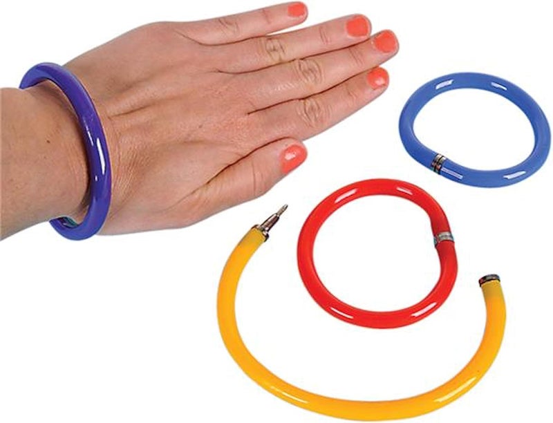 Rhode Island Novelty Assorted Color Bendable Pen Bracelets - Set of 12 - Image 2