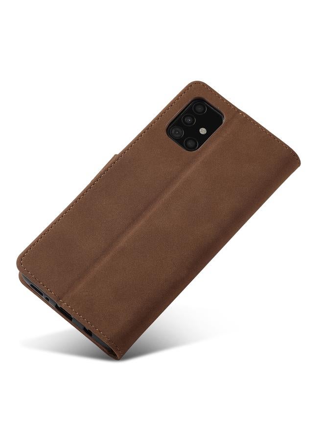 erorex Case For Samsung Galaxy Note20 Ultra Frosted Anti-theft Brush Horizontal Flip Leather Case with Holder & Card Slots & Wallet - Image 5