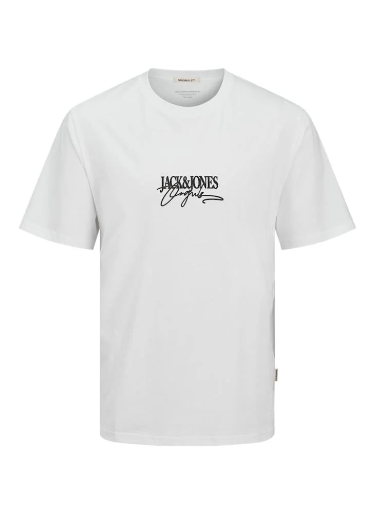 JACK & JONES Joralmeria Branding Crew Neck T-Shirt