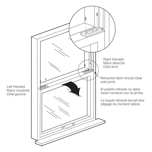 Prime-Line F 2801 2-5/16 In., White Plastic, Spring-Loaded Tilt Latch (1 Pair) - Image 3