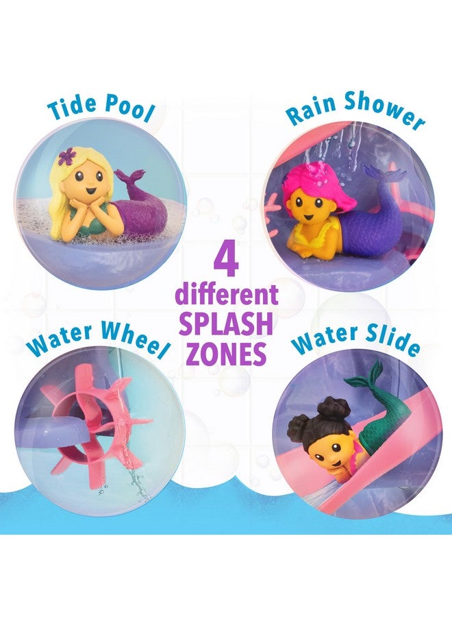 MindWare Mermaid Color Splash Water Park Bathtub Playset - Interactive Bath Toys with Color Changing Mermaid Doll Figures - Gift for 3 Year Olds and Up - Image 4