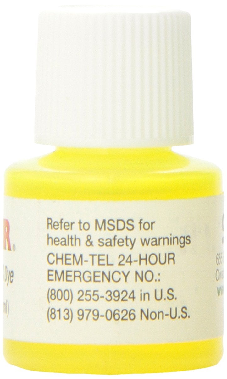 Robinair (16242) Tracker Universal A/C Fluorescent Dye - Twelve 1/4 oz. Bottles, 12 Applications - Image 2