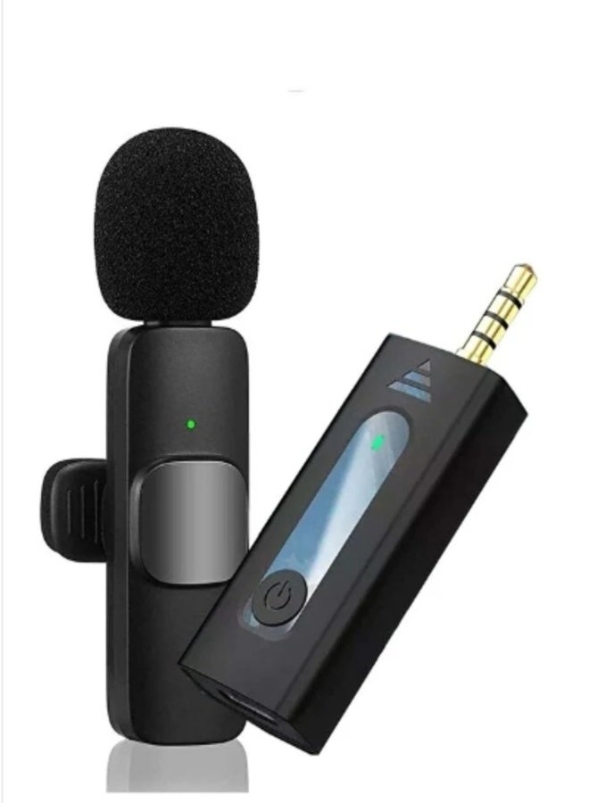 Professional Wireless Clip-On Microphone Set with 3.5mm Jack - Image 1