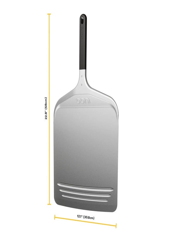 Ooni 12” Compact Pizza Peel - Aluminum Metal Pizza Peel 12 Inch, Lightweight Pizza Turning Peel with Handle, Pizza Oven Accessories - Image 2