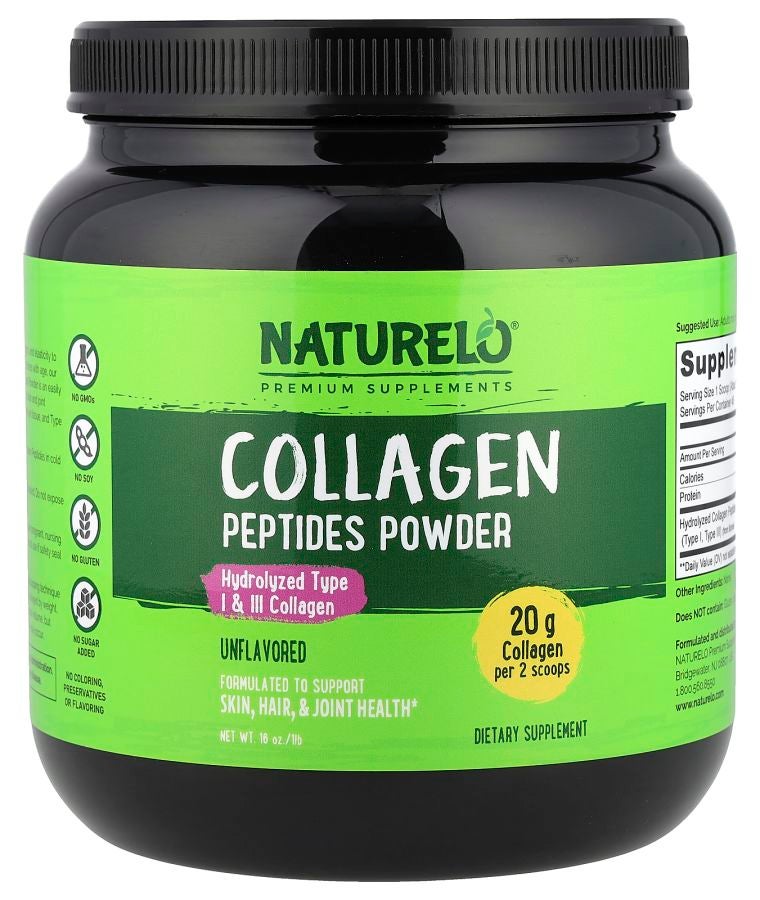 Collagen Peptides Powder Unflavored 1 lb (16 oz)