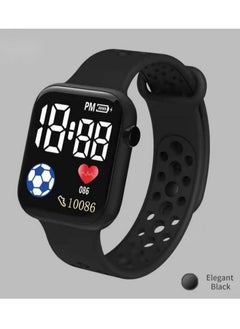 Gerenic 4PCSNew LED electronic square digital touch screen couple students children fashion bracelet  - Image 2