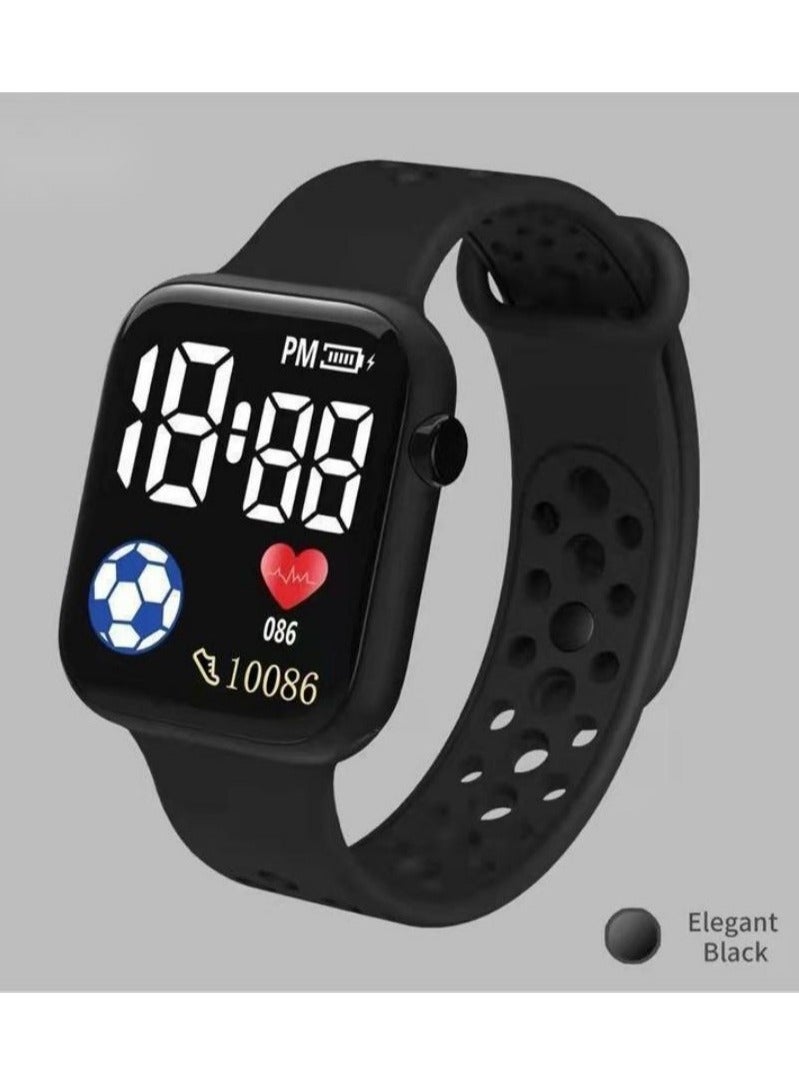 Gerenic 4PCSNew LED electronic square digital touch screen couple students children fashion bracelet  - Image 2