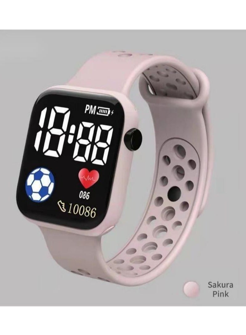 Gerenic 4PCSNew LED electronic square digital touch screen couple students children fashion bracelet  - Image 3