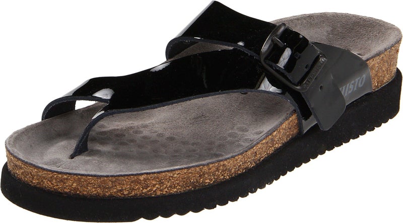 Mephisto Women's Helen Sandals Black Patent Leather 39 (US Women's 9) - Image 1
