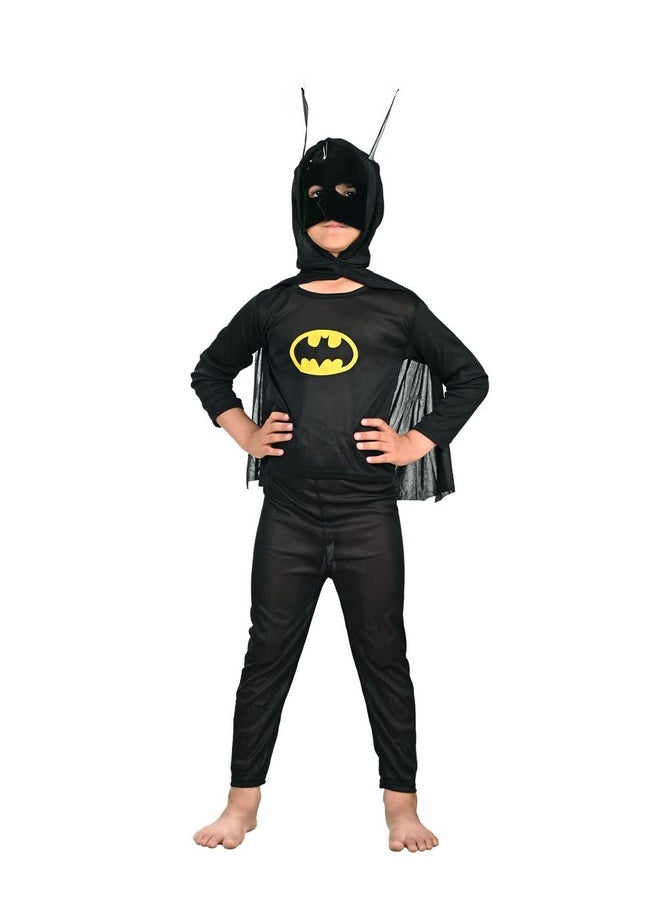 BookMyCostume - BookMyCostume Black Bat Superhero Kids Fancy Dress Costume - Standard 7-8 years - Image 1