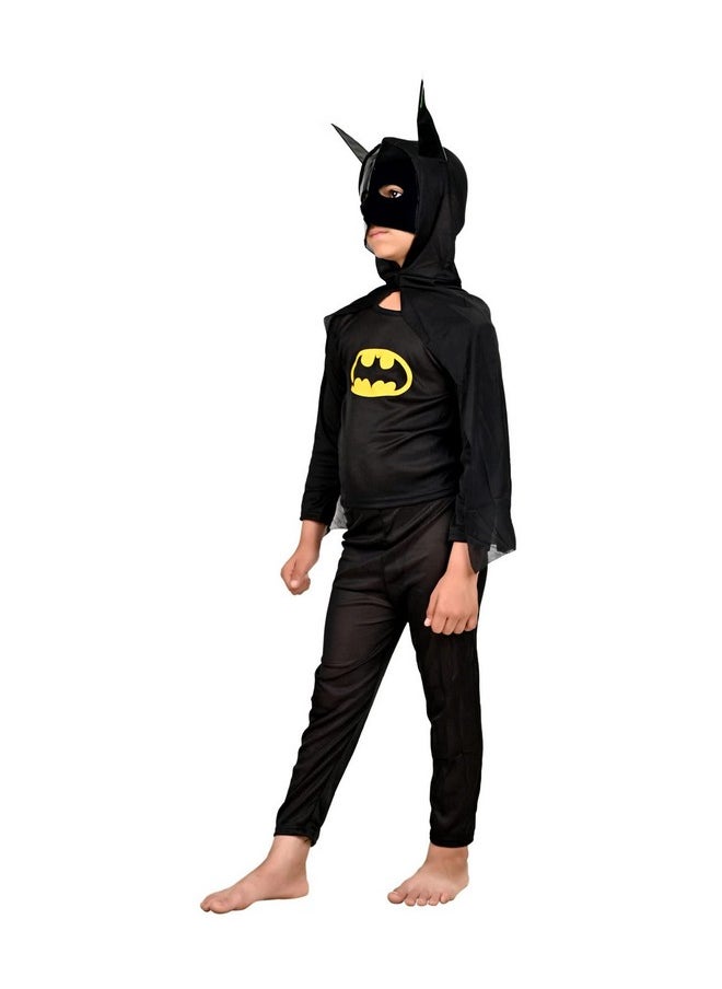 BookMyCostume - BookMyCostume Black Bat Superhero Kids Fancy Dress Costume - Standard 7-8 years - Image 1