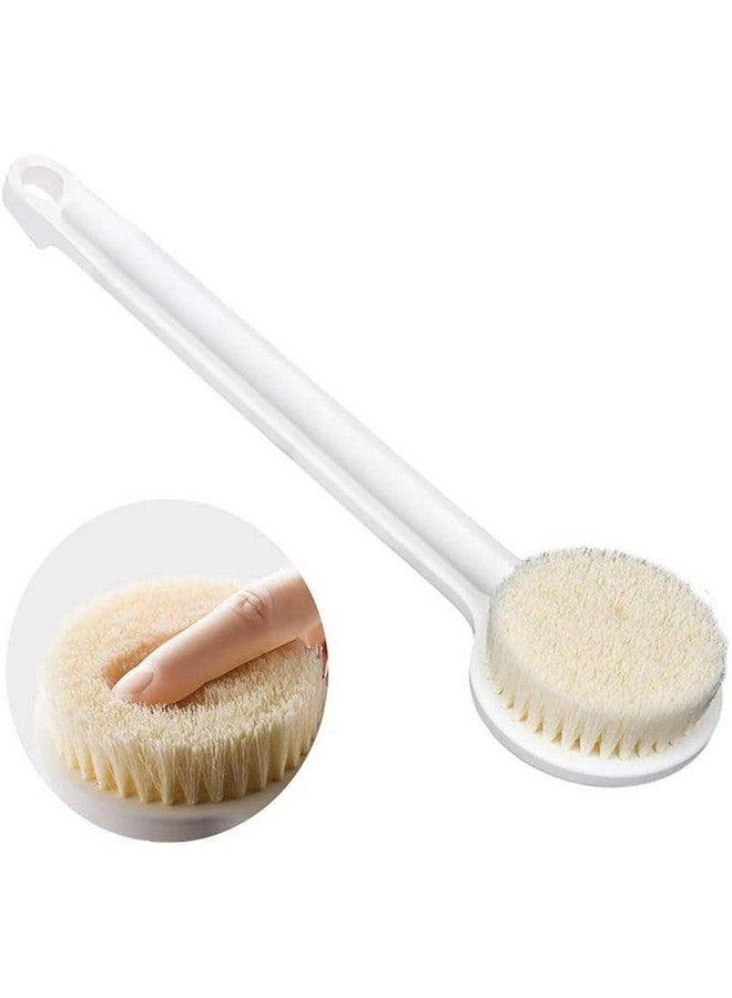 VRUKSH ENTERPRISES Body Brush Dry Brushing Shower Bath Brush Long Handle Gentle Back Skin Scrubber - Image 1