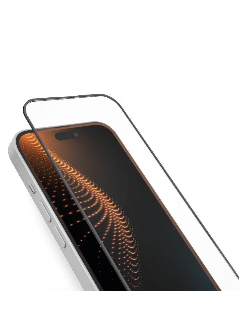 MOCOM iPhone 16 Pro Max Screen Protector | 9H Hardness High Grade Tempered Glass | Full Coverage Shatterproof | Bubble-Free Easy Installation | Crystal Clear Touch Sensitivity  - Image 3