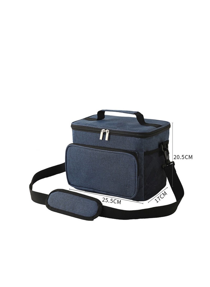 Bluejw Insulated Lunch Bag For Men Women Kids With Strap Handles, Wide Open Easy To Clean Insulated Lunch Bag Box For Office Work School Picnic Travel, Leakproof Thermal Cooler Insulated Lunch - Image 1